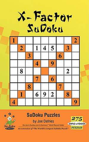 X-Factor SuDoku de Joe Defries