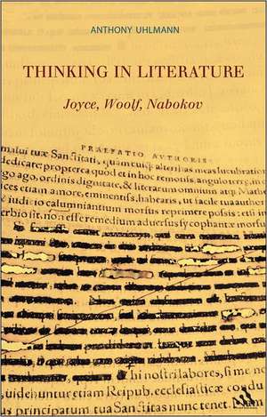 Thinking in Literature: Joyce, Woolf, Nabokov de Professor Anthony Uhlmann