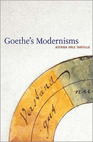 Goethe's Modernisms de Professor Astrida Orle Tantillo