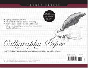 Studio Series Calligraphy Paper Pad (Set of 50 Sheets) de Peter Pauper Press Inc