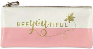 Beeyoutiful Pencil Pouch (Accessories Case, Faux Leather) de Inc Peter Pauper Press