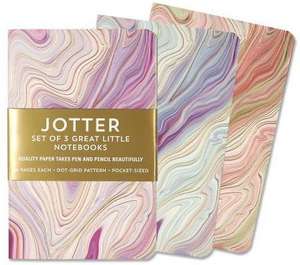 AGATE JOTTER NOTEBOOKS (SET OF de Inc Peter Pauper Press