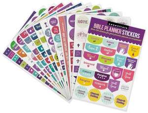 Essentials Bible Weekly Planner Stickers de Inc Peter Pauper Press