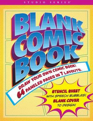 Blank Comic Book (Stencil Included) de Inc Peter Pauper Press