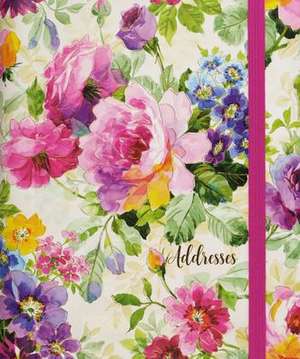 Peony Garden Large Address Book de Peter Pauper Press Inc