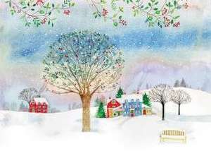 Village Twilight Deluxe Boxed Holiday Cards