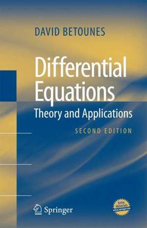 Differential Equations de David Betounes