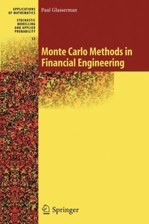 Monte Carlo Methods in Financial Engineering de Paul Glasserman