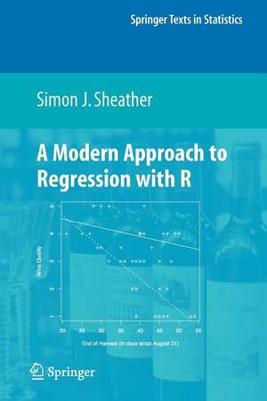 A Modern Approach to Regression with R de Simon Sheather