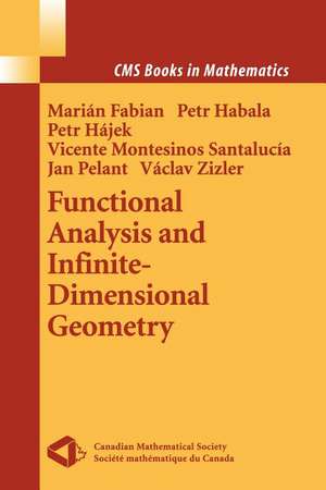 Functional Analysis and Infinite-Dimensional Geometry de Marian Fabian