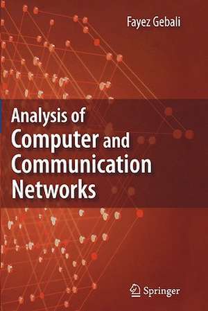 Analysis of Computer and Communication Networks de Fayez Gebali