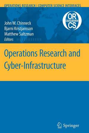 Operations Research and Cyber-Infrastructure de John W. Chinneck