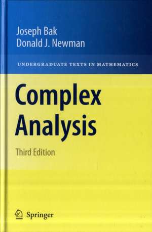 Complex Analysis de Joseph Bak