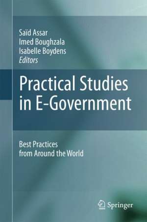 Practical Studies in E-Government de Saïd Assar