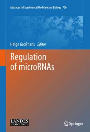 Regulation of microRNAs de Helge Großhans