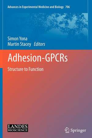 Adhesion‑GPCRs: Structure to Function de Simon Yona