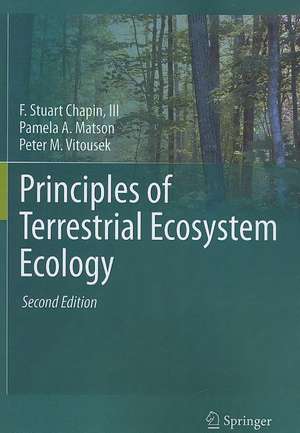 Principles of Terrestrial Ecosystem Ecology de F Stuart Chapin III