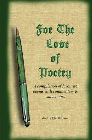 For the Love of Poetry de John Hunter