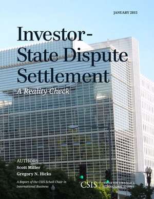 Investor-State Dispute Settlement de Scott Miller