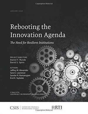 Rebooting the Innovation Agenda de Jeffrey M. Alexander