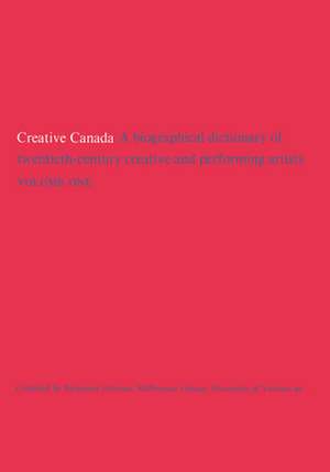 Creative Canada de Reference Division, McPherson Library U.