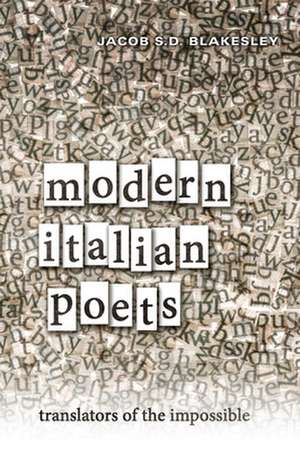 Modern Italian Poets de Jacob Blakesley