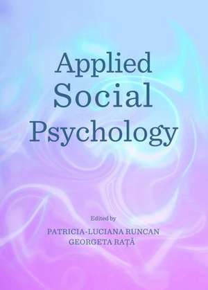 Applied Social Psychology de Patricia-Luciana Runcan