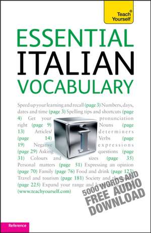 Essential Italian Vocabulary de Mike Zollo