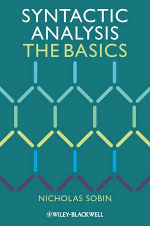 Syntactic Analysis – The Basics de N Sobin