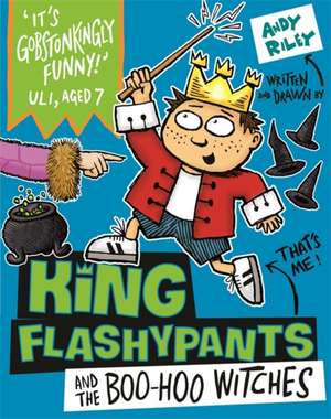 King Flashypants and the Boo-Hoo Witches de Andy Riley