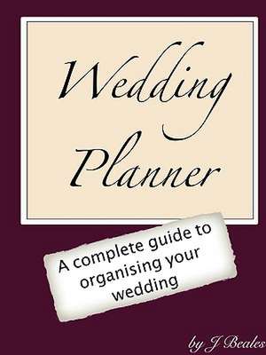 Wedding Planner de Jo Beales