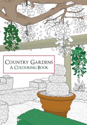 Amberley Archive: Country Gardens A Colouring Book de Amberley Archive