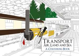 Transport: Air, Land and Sea A Colouring Book de Amberley Archive