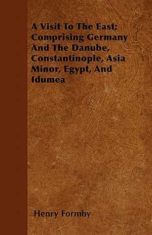 A Visit To The East; Comprising Germany And The Danube, Constantinople, Asia Minor, Egypt, And Idumea de Henry Formby