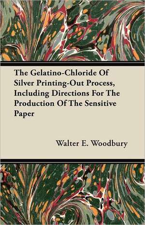 The Gelatino-Chloride Of Silver Printing-Out Process, Including Directions For The Production Of The Sensitive Paper de Walter E. Woodbury