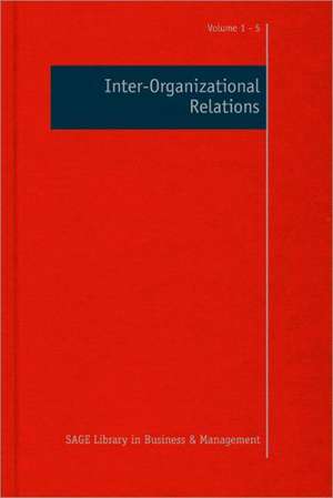 Inter-organizational Relations de Steve Cropper