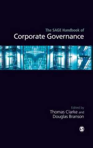 The SAGE Handbook of Corporate Governance de Thomas Clarke