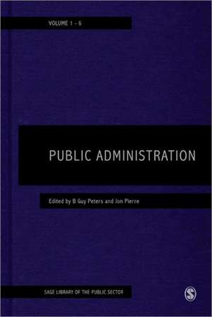 Public Administration de B. Guy Peters