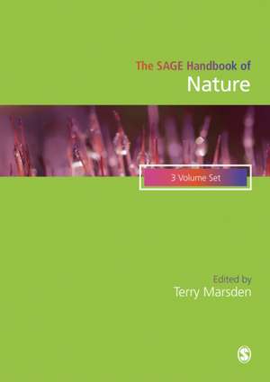 The SAGE Handbook of Nature de Terry Marsden