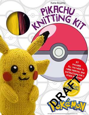 Pokémon Knitting Pikachu Kit de Katie Boyette