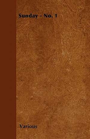 Sunday - No. 1 de Various