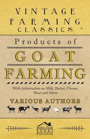 PRODUCTS OF GOAT FARMING - W/I