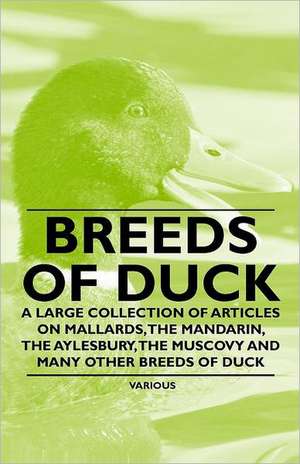 Breeds of Duck - A Large Collection of Articles on Mallards, the Mandarin, the Aylesbury, the Muscovy and Many Other Breeds of Duck de Various