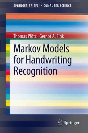 Markov Models for Handwriting Recognition de Thomas Plötz