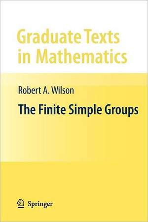 The Finite Simple Groups de Robert Wilson