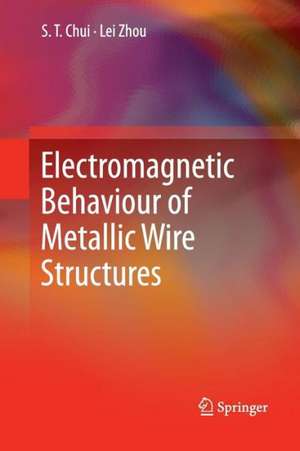 Electromagnetic Behaviour of Metallic Wire Structures de S. T. Chui