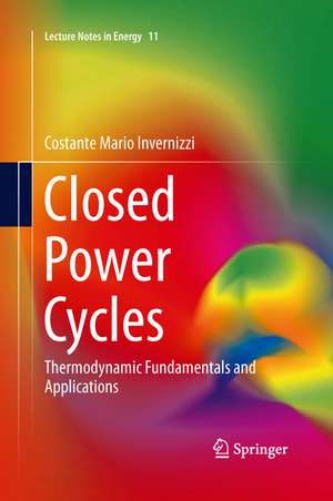 Closed Power Cycles de Costante Mario Invernizzi