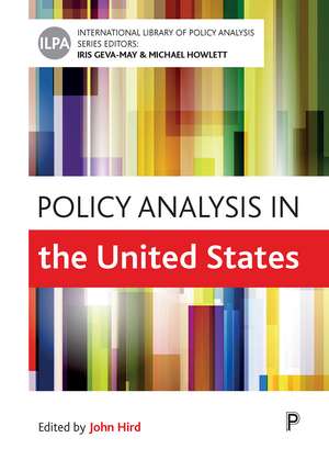 Policy Analysis in the United States de John Hird