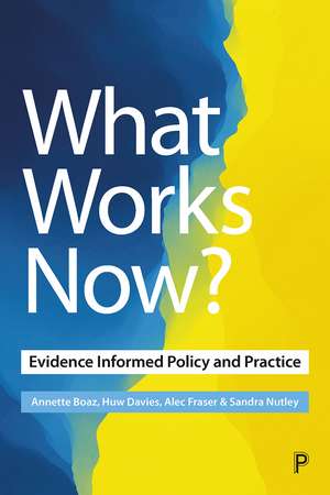 What Works Now?: Evidence-Based Policy and Practice Revisited de Annette Boaz