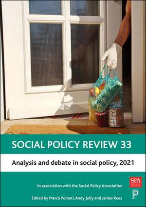 Social Policy Review 33 – Analysis and Debate in S ocial Policy, 2021 de M Pomati